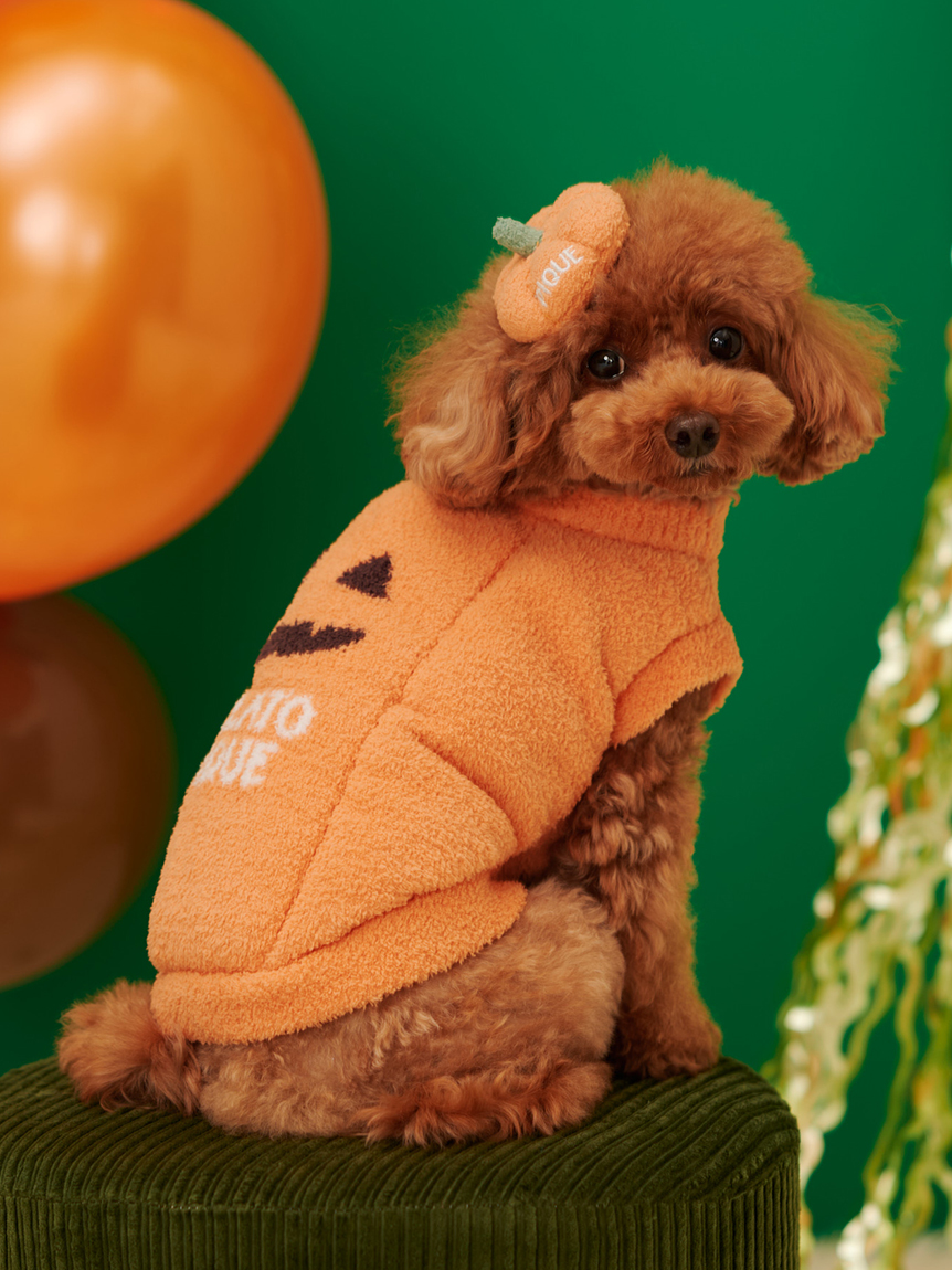 HALLOWEEN】【CAT&DOG】パンプキンヘアクリップ(グッズ)｜ルームウェア