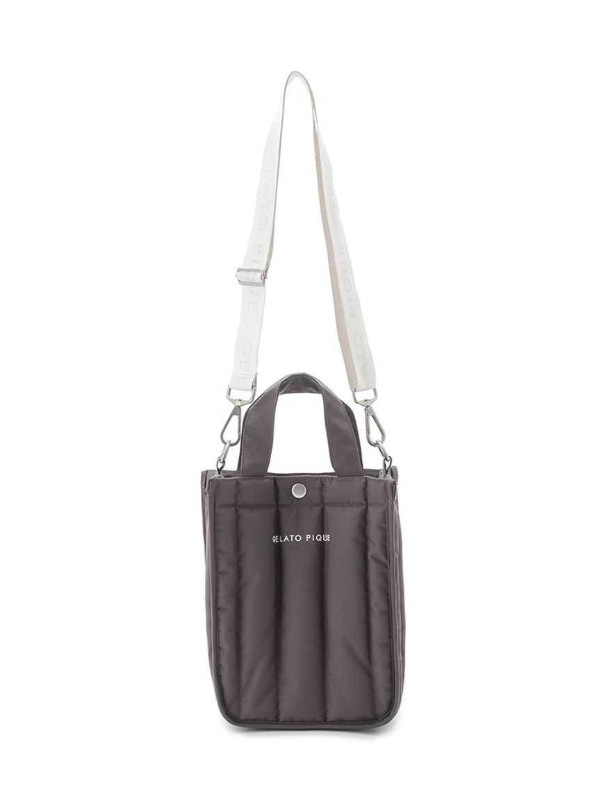 ジェラートピケ2024happy bag　モコモコ上下セット　2点セット CAT&DOG】キルティングお散歩バッグS(バッグ・ポーチ)｜ルーム