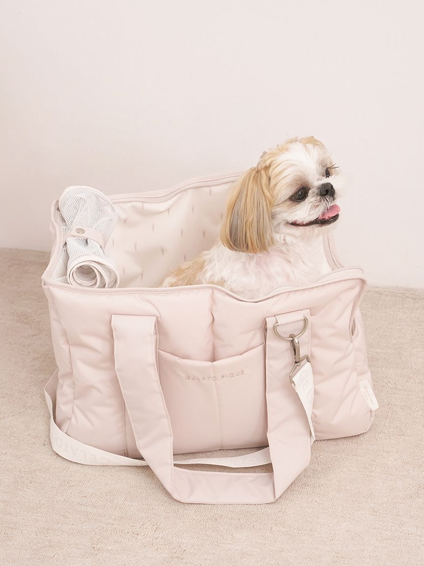 ジェラートピケ【CAT&DOG】キルティング ペット キャリーバック CAT&DOG】キルティングキャリーバック(バッグ・ポーチ)｜ルーム