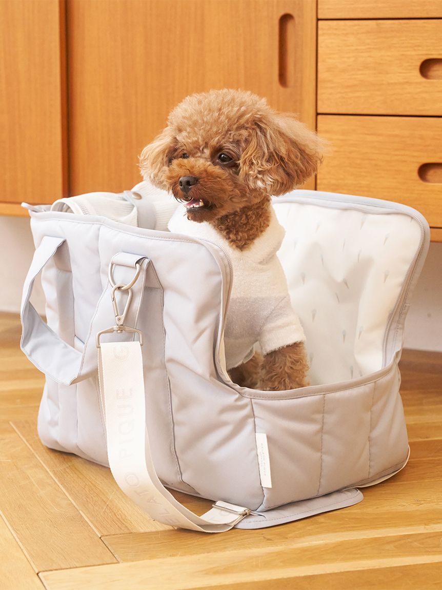 ジェラートピケ CAT&DOG ミニサイズキャリーバッグ CAT&DOG】ミニサイズキャリーバッグ(バッグ・ポーチ)｜ルーム