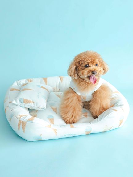 CAT&DOG】【販路限定商品】アイス柄COOLベッドSサイズ(ベッド・ハウス 
