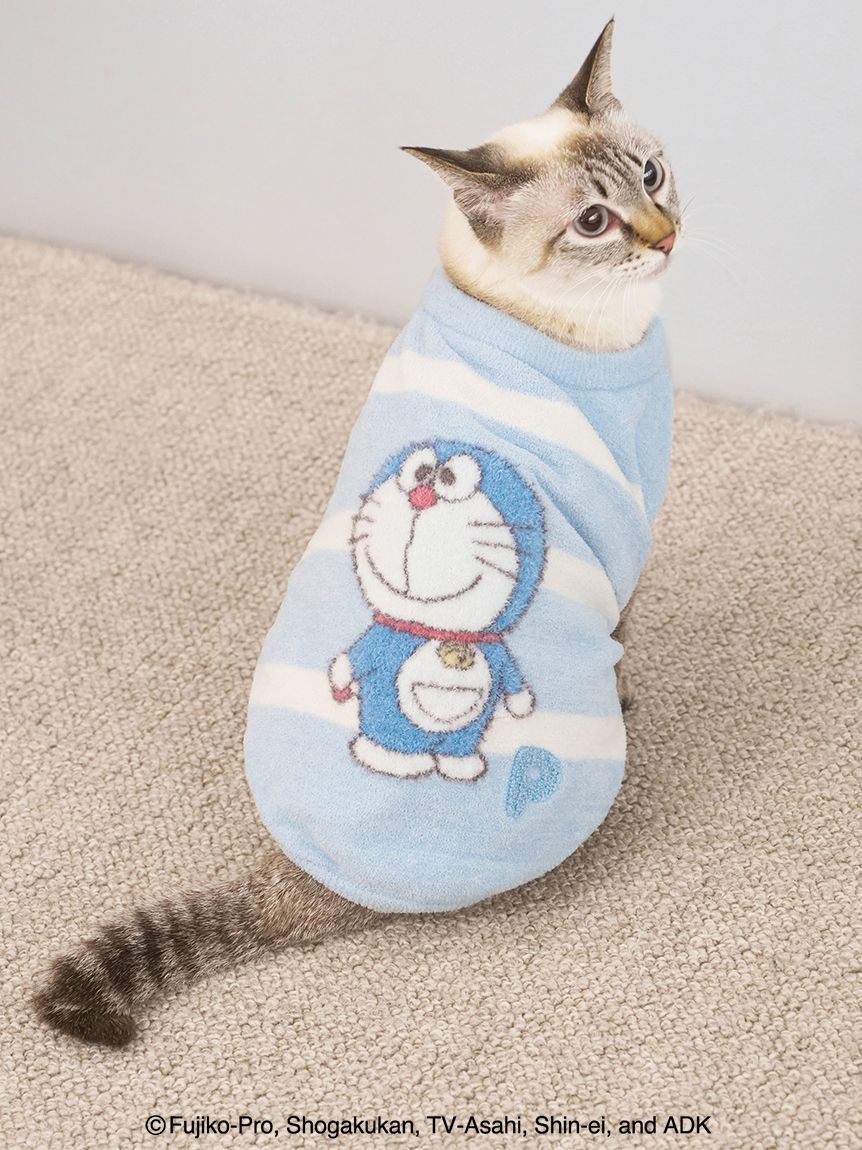 ジェラートピケ　CAT&DOGジャガードプルオーバー＆ジャガードロングパンツ ドラえもん】【CAT&DOG】ジャガードプルオーバー(ウェア