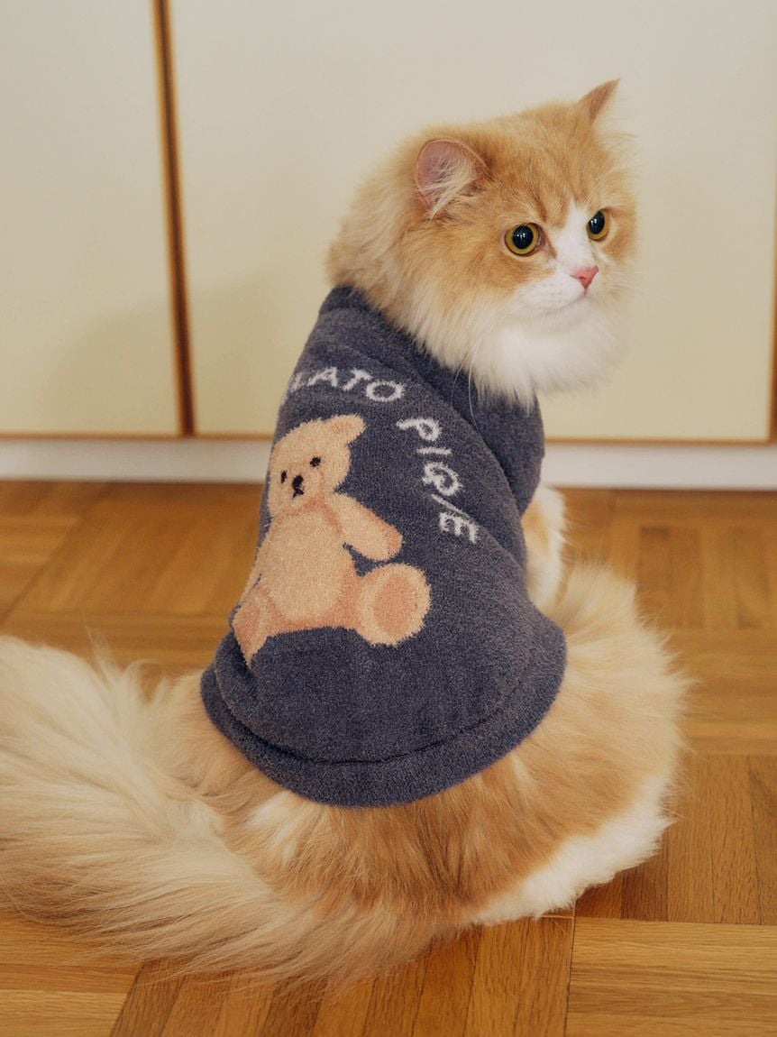 gelatopique ジェラピケ CAT ジャガードプルオーバー ピンク ジェラートピケ gelato pique 【ラッピング済み】CAT ジャガード