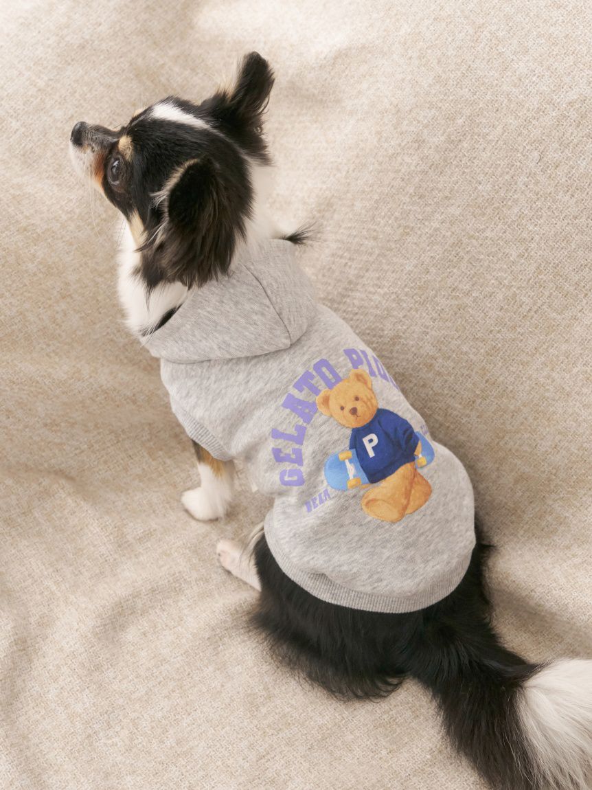 正規品 ジェラートピケ DOG柄 裏毛プルオーバー ルームウェア CAT&DOG】裏毛プルオーバー(ウェア)｜ルームウェア・パジャマ