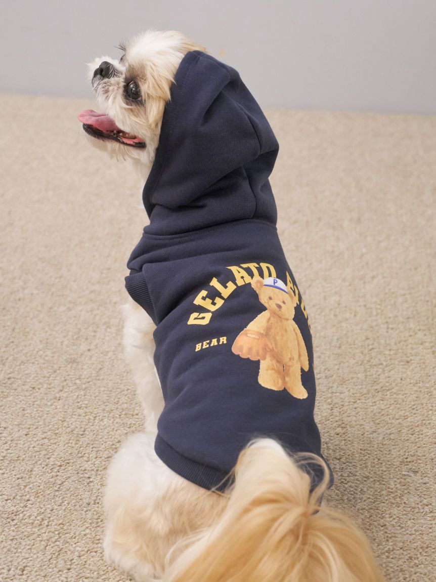 ジェラートピケ　裏毛フーディー gelato pique（ジェラートピケ）の「【CAT&DOG】【販路限定商品