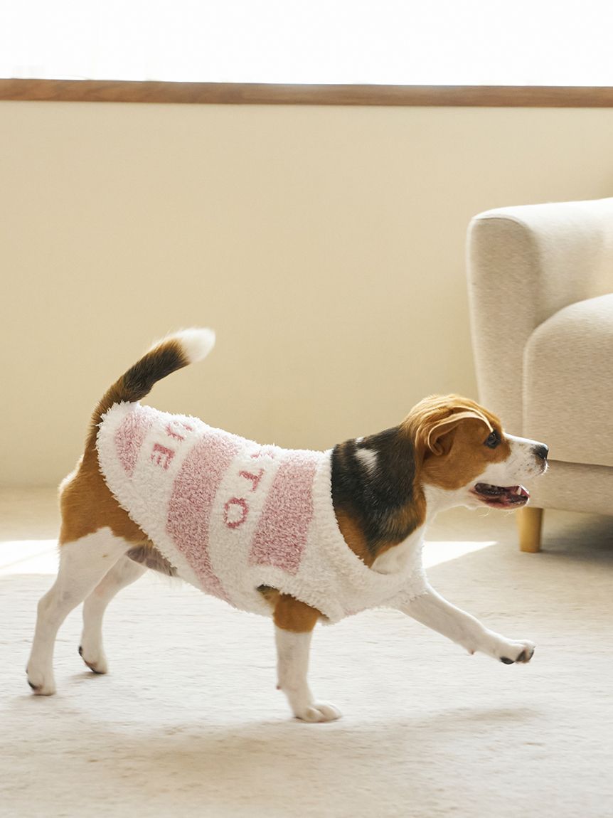 CAT&DOG】ラージサイズジェラートメランジ2ボーダープルオーバー