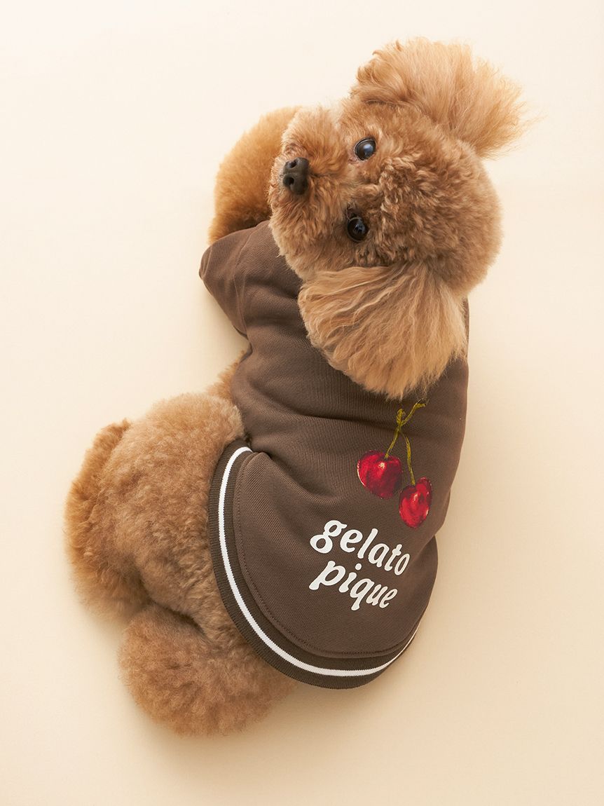 GELATO PIQUE チェリー柄 パジャマセット gelato pique - ジェラピケ チェリー柄パジャマ上下セットの通販