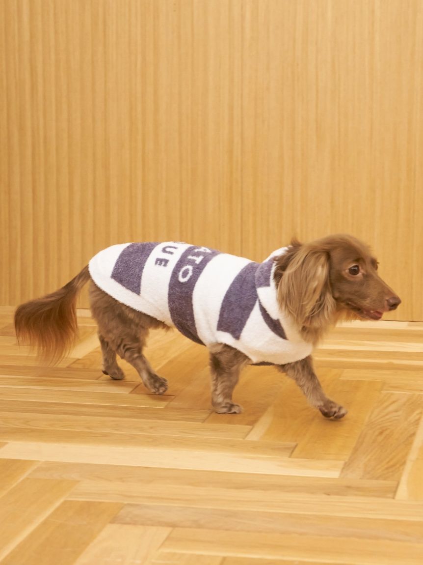 CAT&DOG】スムーズィーダックスサイズ2ボーダーフーディー