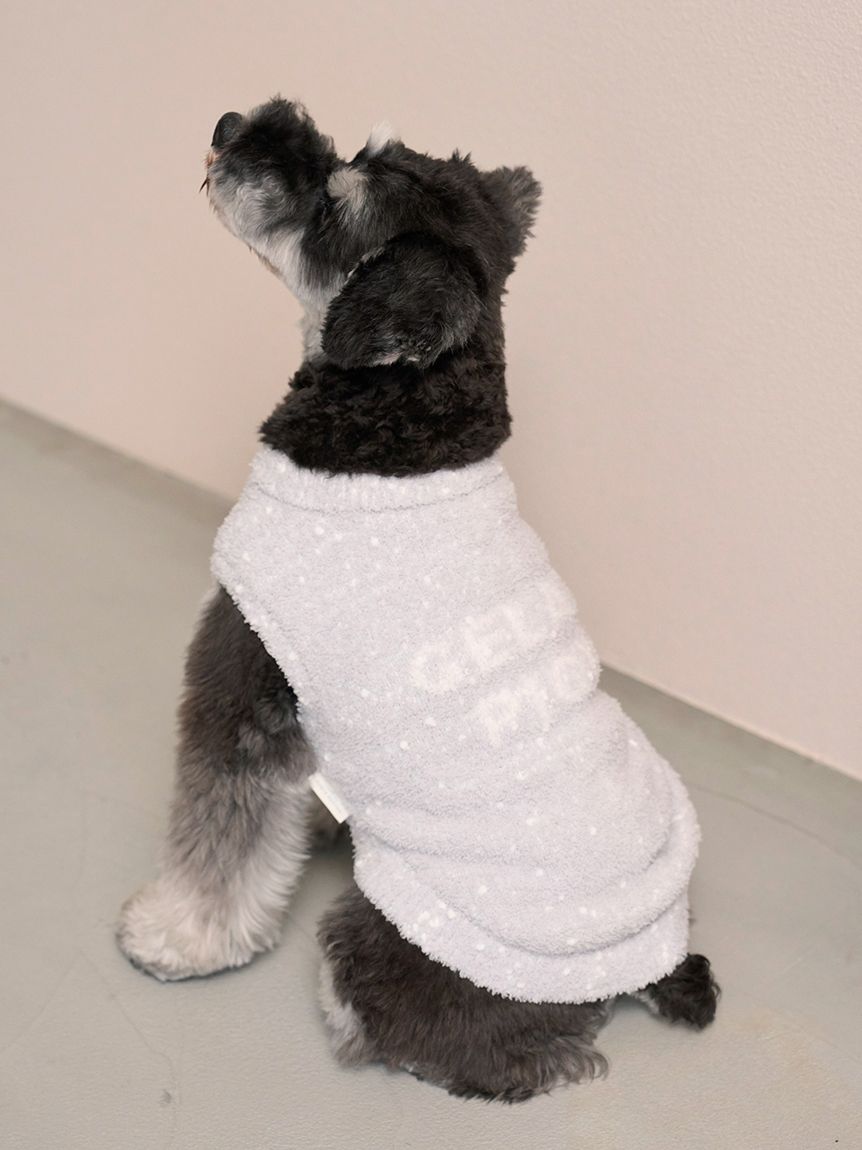 ジェラートピケ ベビモコシュナウザージャガードプルオーバー XL gelato pique 犬 服 「CAT＆DOG」ベビモコシュナウザー