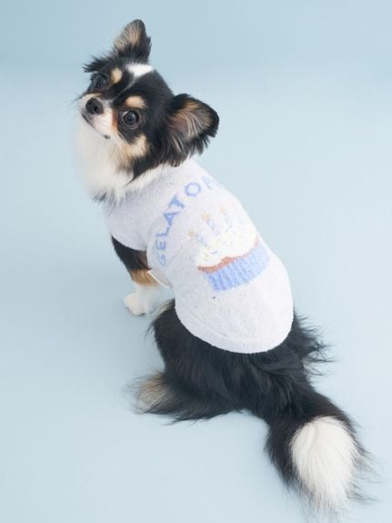 新品タグ付　ジェラートピケ トップス オールドイングリッシュシープドッグ 部屋着 ウェア ( CAT＆DOG)｜ルームウェア・パジャマ通販のgelatopique
