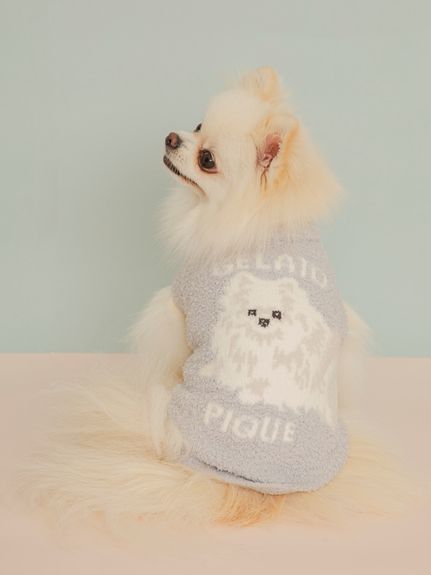 CAT&DOG】ポメラニアジャガードプルーバー(ウェア)｜ルームウェア