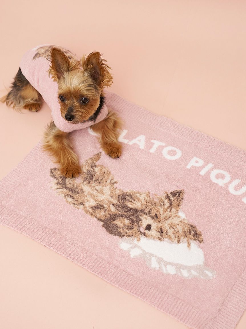 CAT&DOG】ヨークシャーテリア柄ブランケット(グッズ)｜ルームウェア