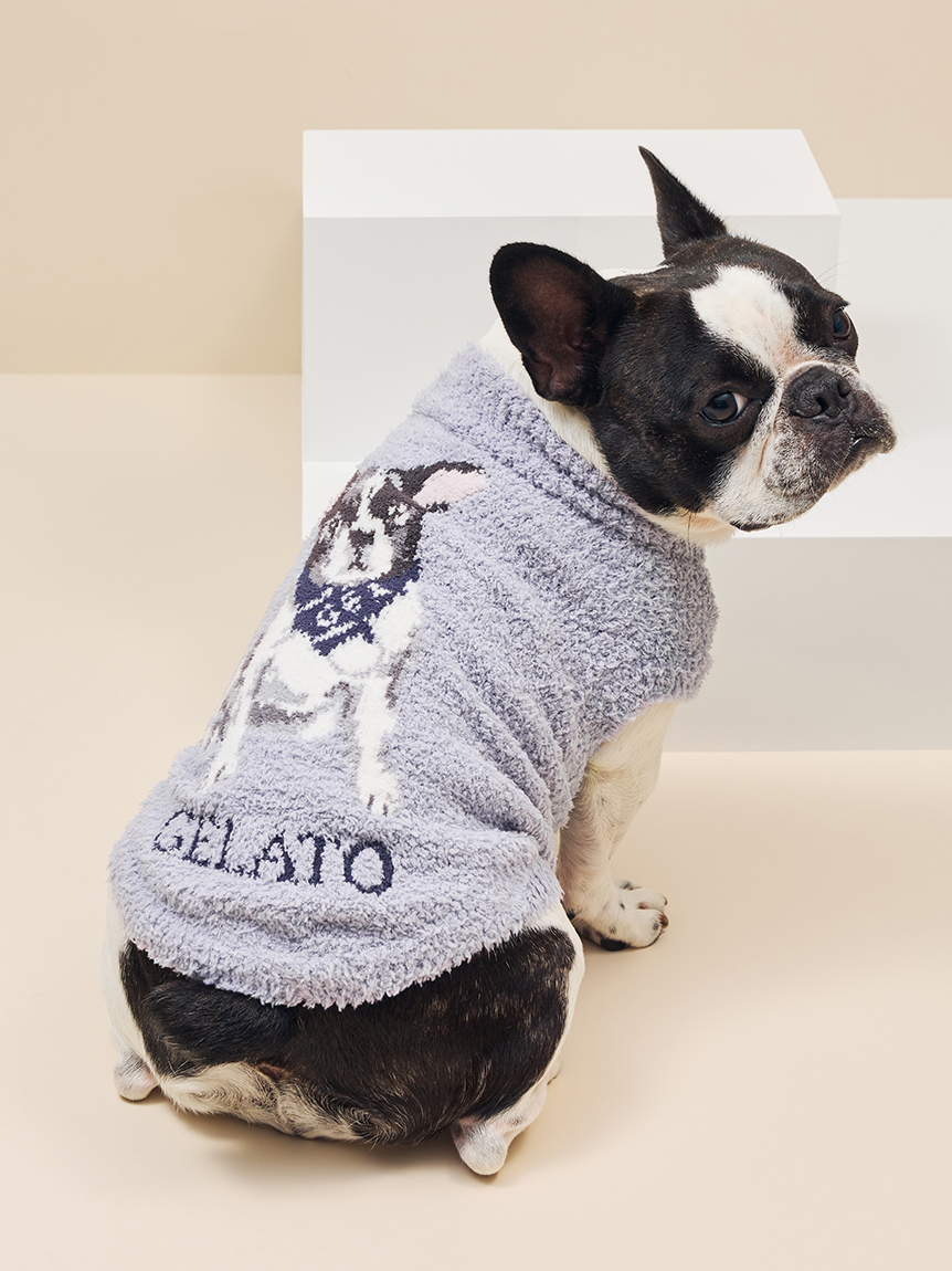 CAT&DOG】ベビモコフレンチブルドッグ柄プルオーバー(ウェア)｜ルーム