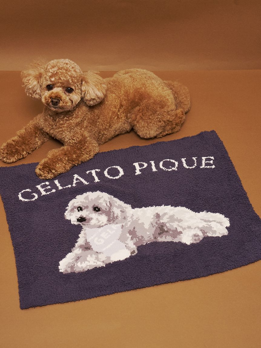 CAT&DOG】ベビモコトイプードル柄ブランケット(グッズ)｜ルームウェア