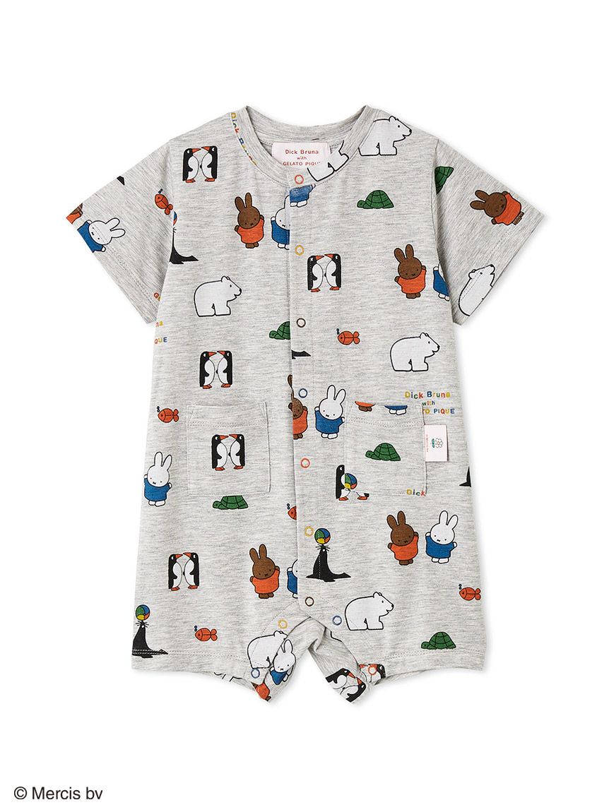 新品未開封　Dick Bruna ベビモコパーカ&ショートパンツセット　ホワイト ジェラートピケ gelato pique 【Dick Bruna】ベビモコパーカ