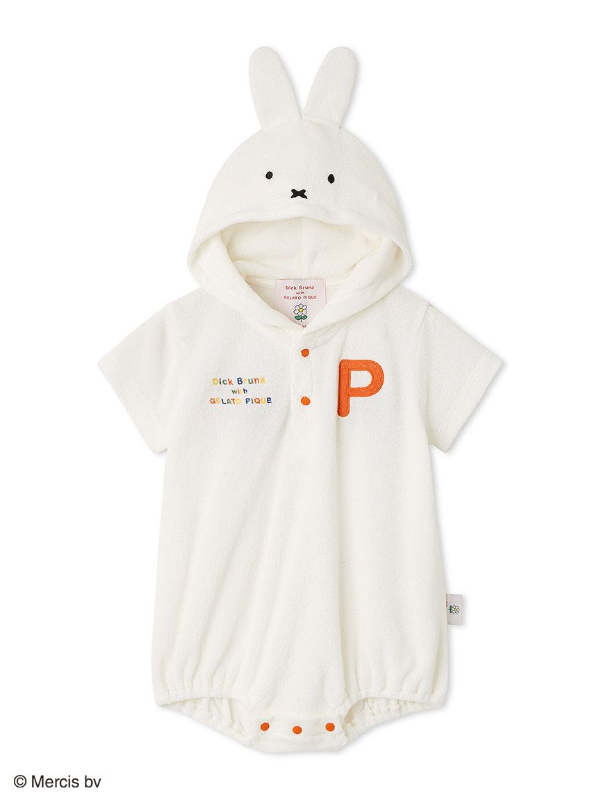 Dick Bruna】【BABY】miffy パイルロンパース(ロンパース