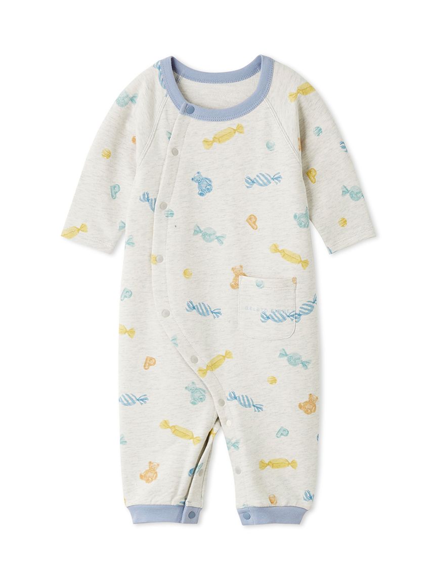 BABY】新生児キャンディ柄2WAYオール(新生児 (50cm))｜ルーム