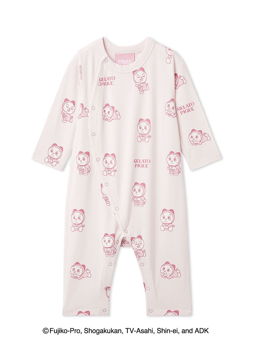 ドラえもん】【ベビー】総柄ロンパース(ロンパース)｜ルームウェア