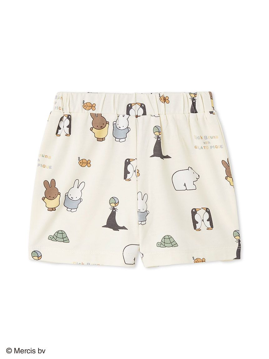 Dick Bruna ベビモコパーカ＆ショートパンツセット ミッフィー ジェラートピケ gelato pique 【Dick Bruna】ベビモコパーカ