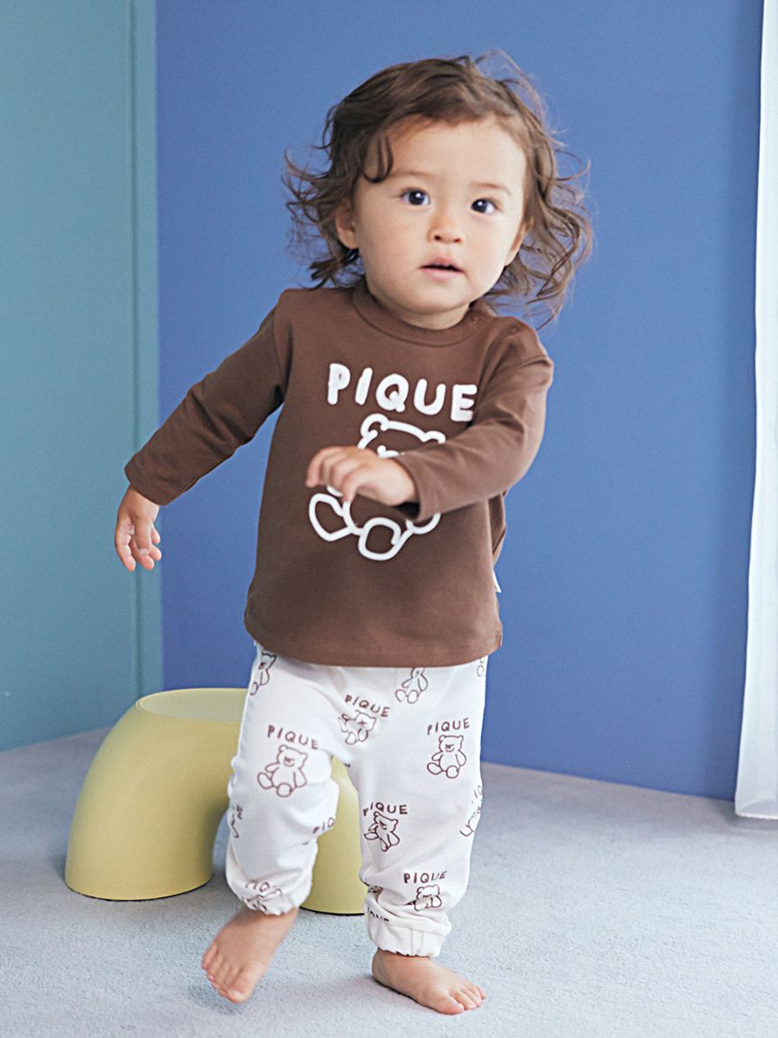 BABY】ペイント柄ロングパンツ(ロングパンツ)｜ルームウェア