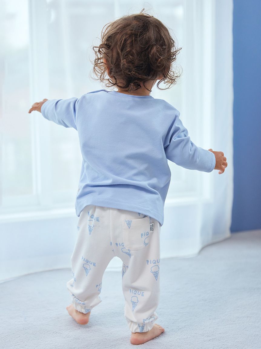 BABY】ペイント柄ロングパンツ(ロングパンツ)｜ルームウェア・パジャマ