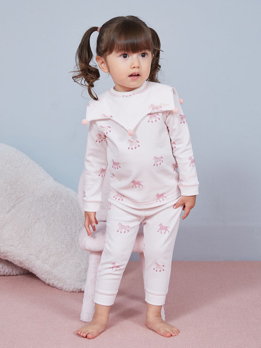 BABY】ポニー柄ロングパンツ(ロングパンツ)｜ルームウェア・パジャマ