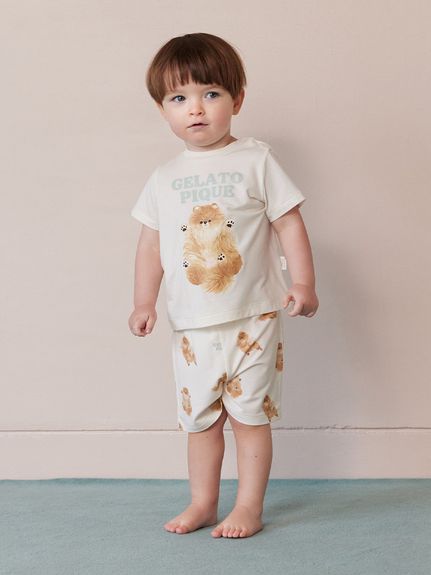 BABY】ドッグ柄ショートパンツ(ショートパンツ)｜ルームウェア