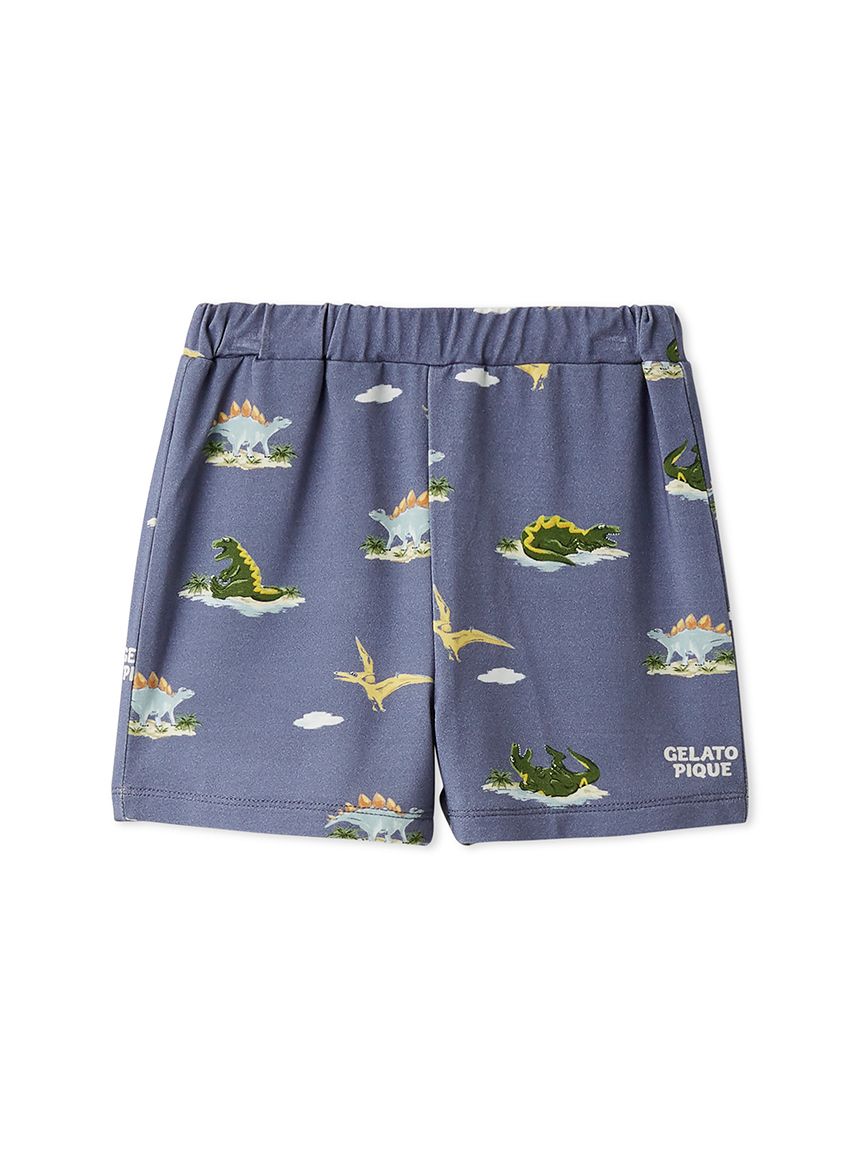 BABY】【接触冷感】スリーピングダイナソー柄ショートパンツ(ショート