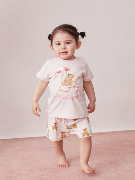 BABY】【接触冷感】サマーベア柄ショートパンツ(ショートパンツ