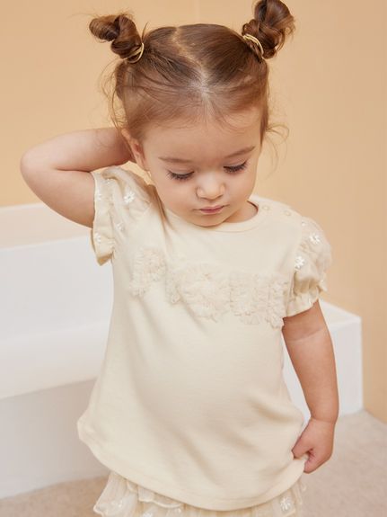 【BABY】デイジーチュールTシャツ