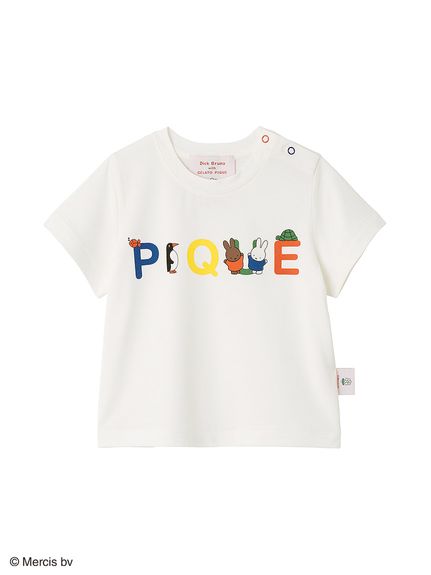 Dick Bruna 接触冷感ワンポイントTシャツ　ジェラートピケ　ミッフィー Dick Bruna】【BABY】【接触冷感】ワンポイントTシャツ