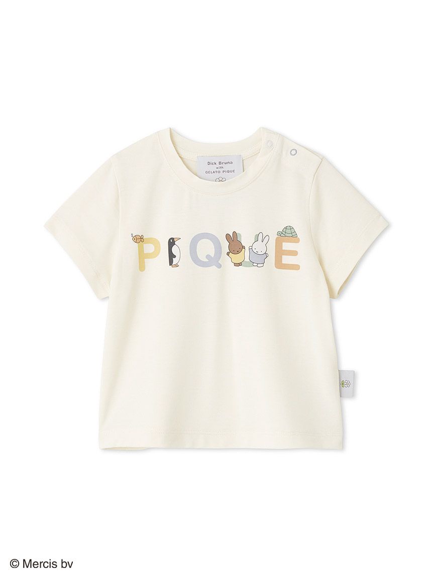 ジェラートピケ Dick Bruna接触冷感 ワンポイントTシャツ ミッフィー Dick Bruna】【BABY】【接触冷感】ワンポイントTシャツ
