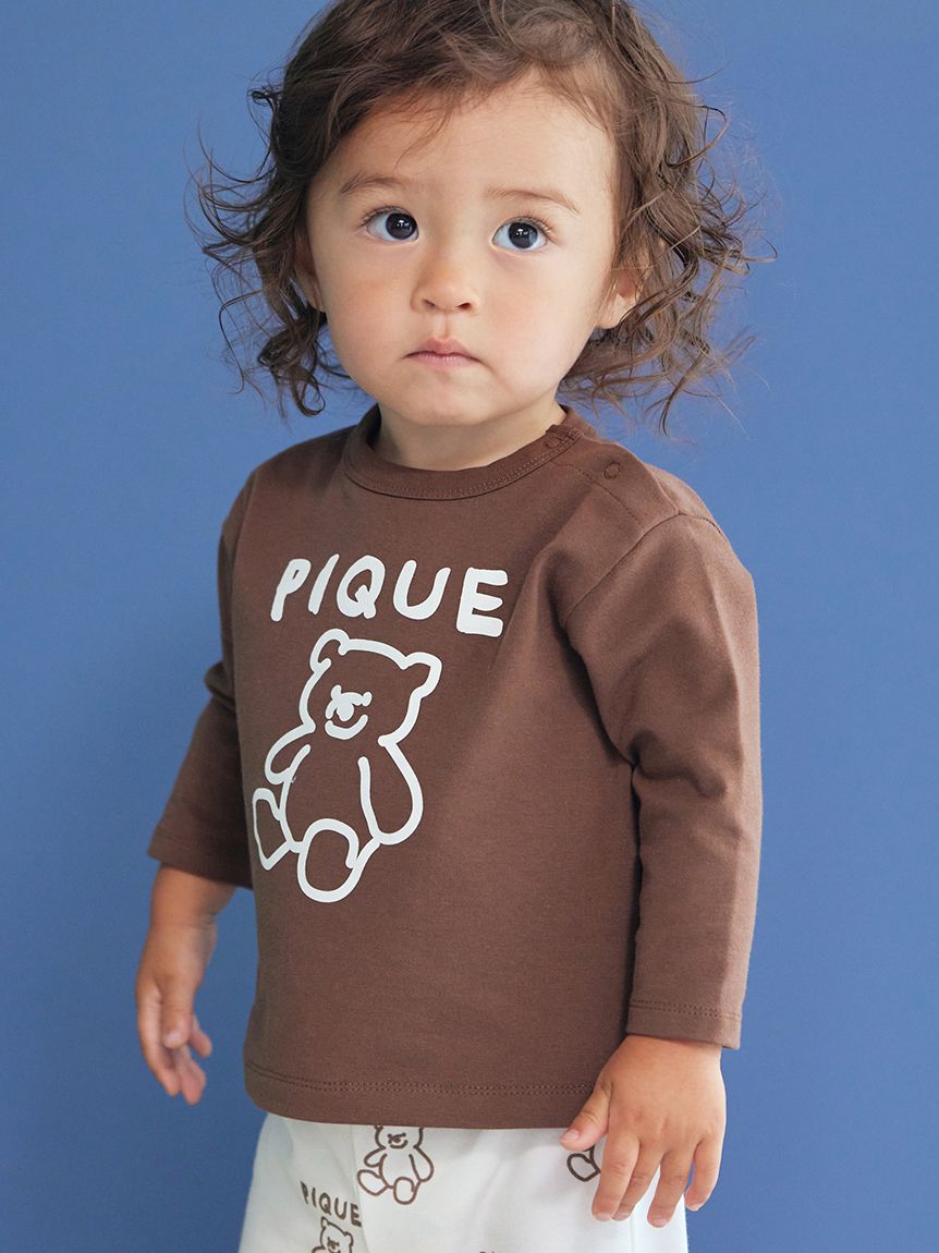 BABY】ペイントワンポイントロンT(カットソー＆Tシャツ)｜ルーム