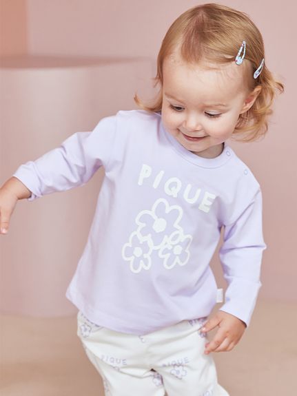 ジェラートピケ　ベージュ　キッズ 130 ルームウェア gelato pique SALE30%OFF ジェラートピケ キッズ HOLIDAY ベア裏