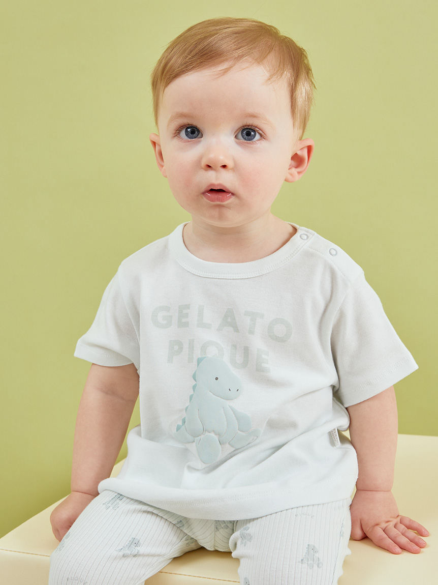 GELATO PIQUE キャラクターTシャツ ホワイト Amazon | [ジェラート ピケ] Cool しろくまワンポイントTシャツ