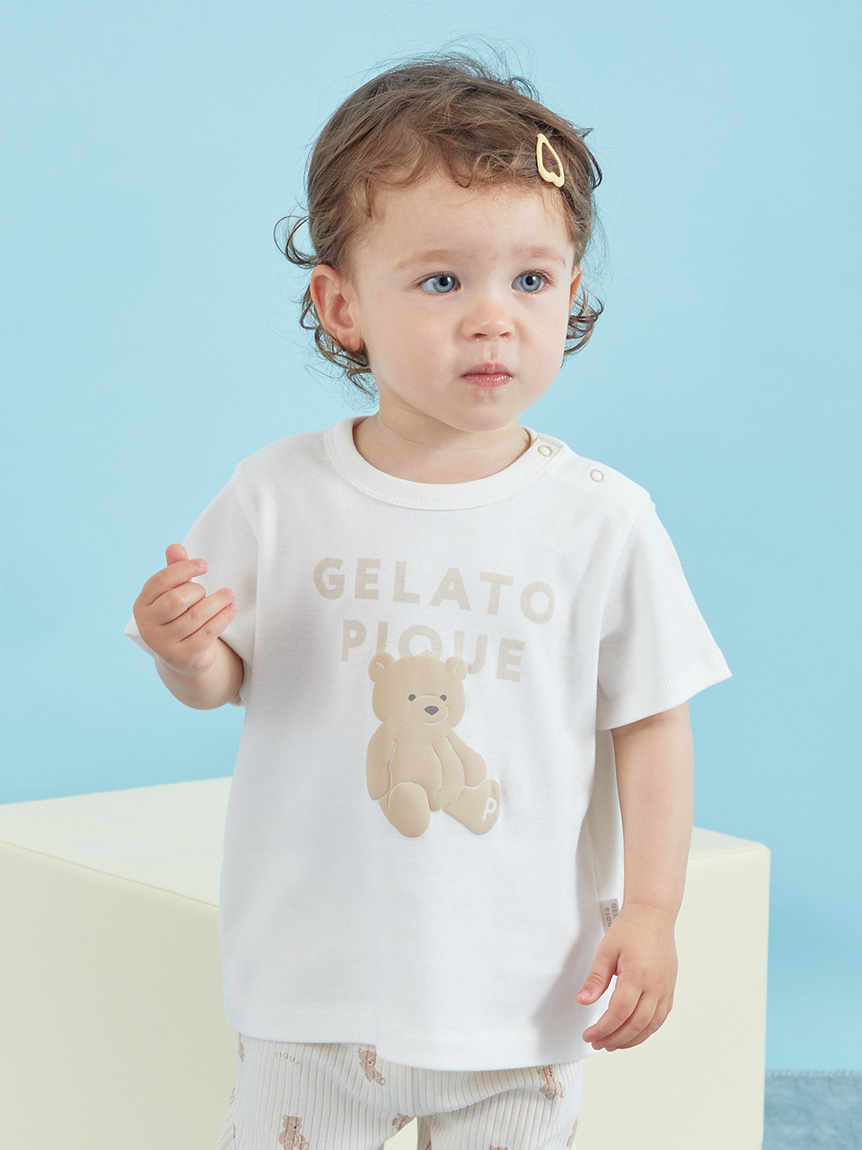 ブランド通販 BABY】ぬいぐるみワンポイントTシャツ(カットソー＆Tシャツ トップス