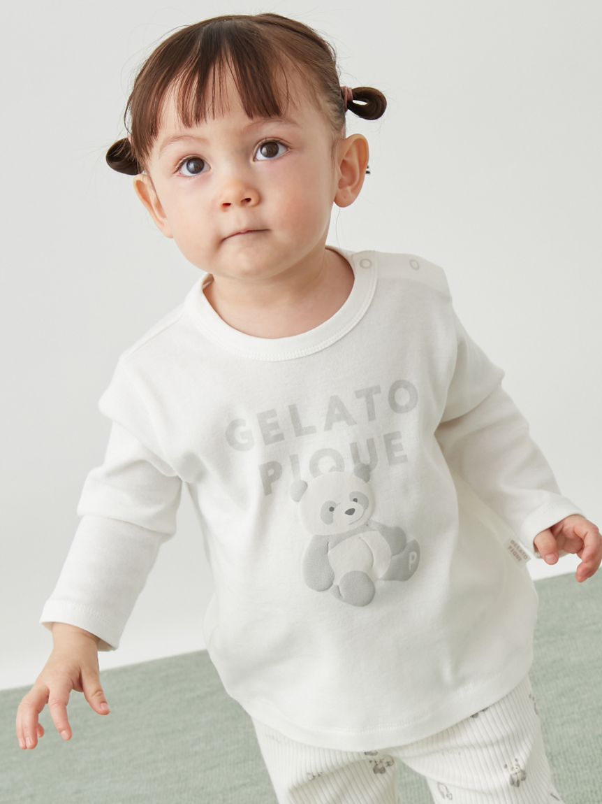 BABY】ぬいぐるみワンポイントロンT(カットソー＆Tシャツ)｜ルーム 