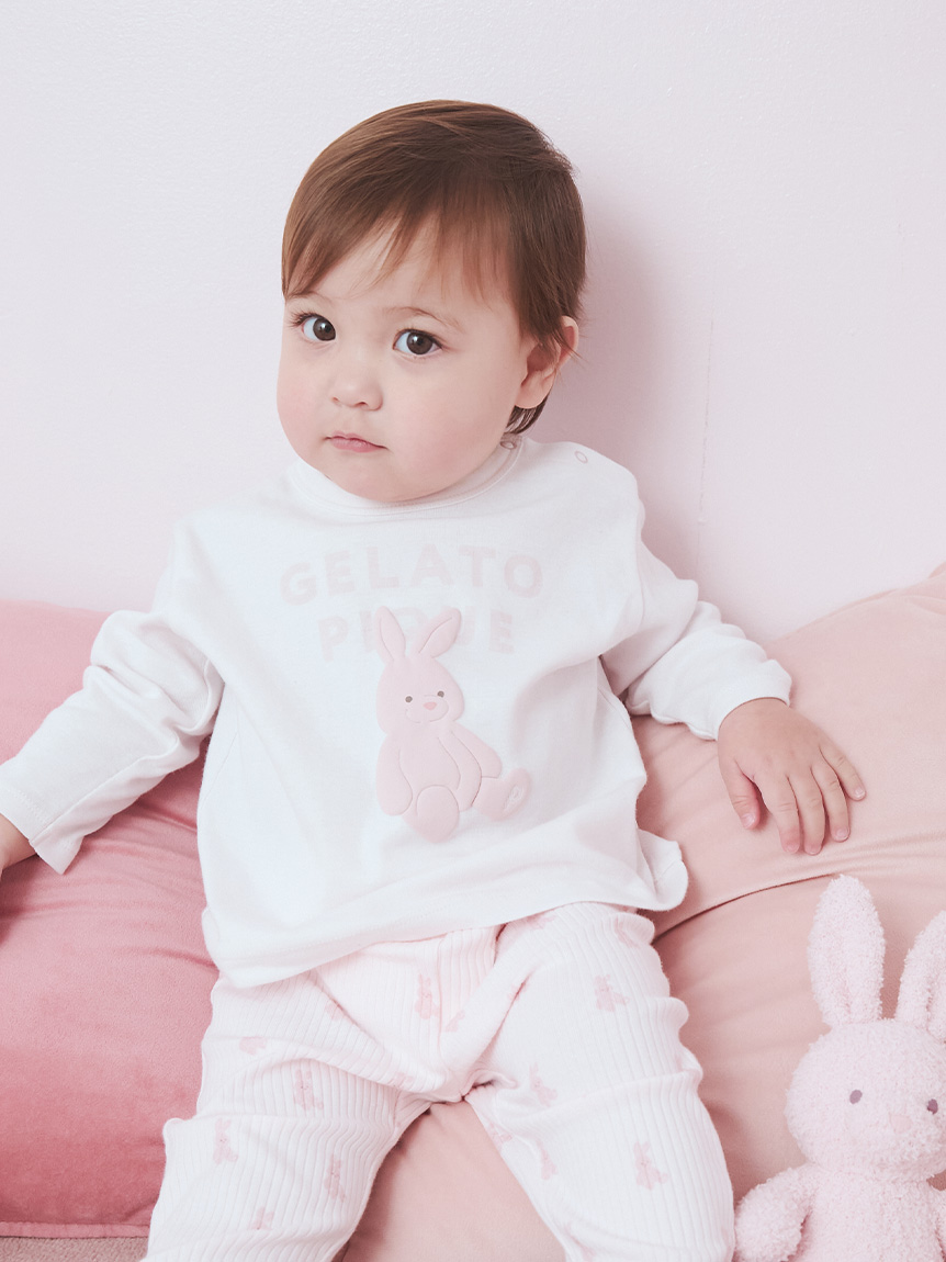 BABY】ぬいぐるみワンポイントロンT(カットソー＆Tシャツ)｜ルーム