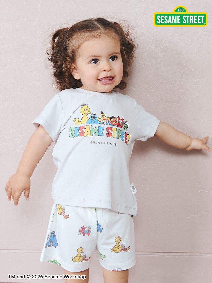 SESAME STREET】【BABY】ワンポイントTシャツ(カットソー＆Tシャツ
