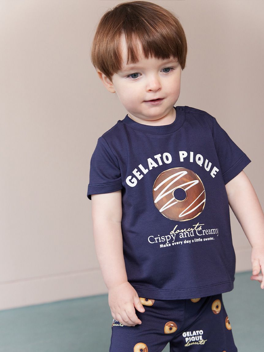 BABY】ドーナツワンポイントプリントTシャツ(カットソー＆Tシャツ