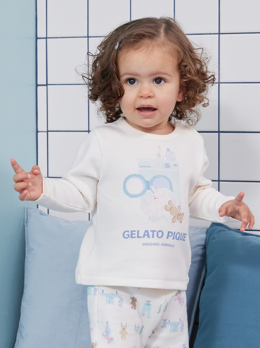 ジェラートピケ　親子セット　半袖　上下セット ファミリー ( PAIR)｜ルームウェア・パジャマ通販のgelatopique