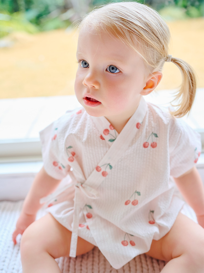 国産品 BABY】甚平オール(ロンパース)｜ルームウェア・パジャマ通販の ロンパース・カバーオール