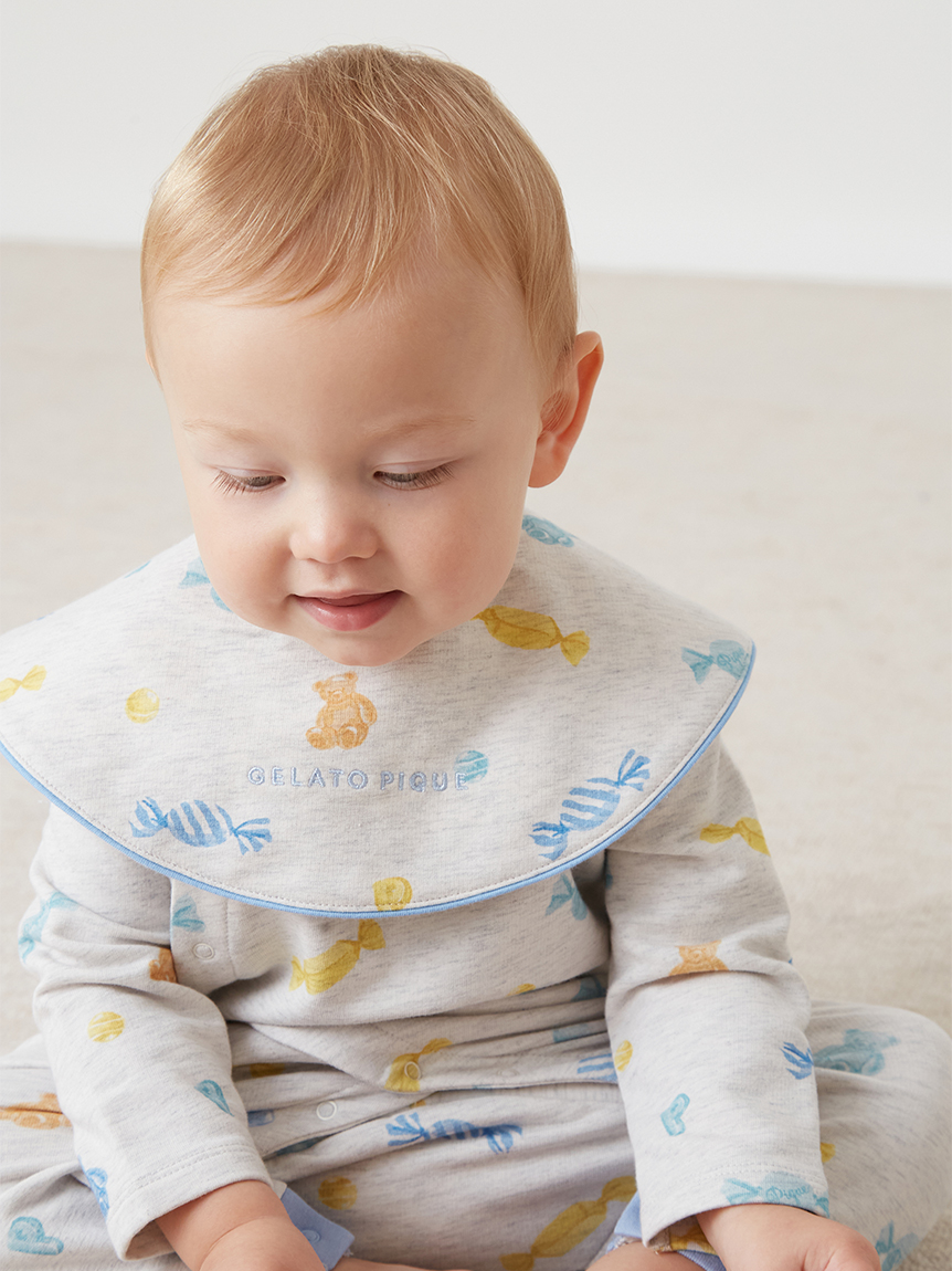 BABY】キャンディ柄スタイ(スタイ)｜ルームウェア・パジャマ通販