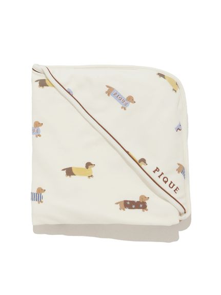 BABY】ダックスフンド柄ブランケット(ブランケット)｜ルームウェア
