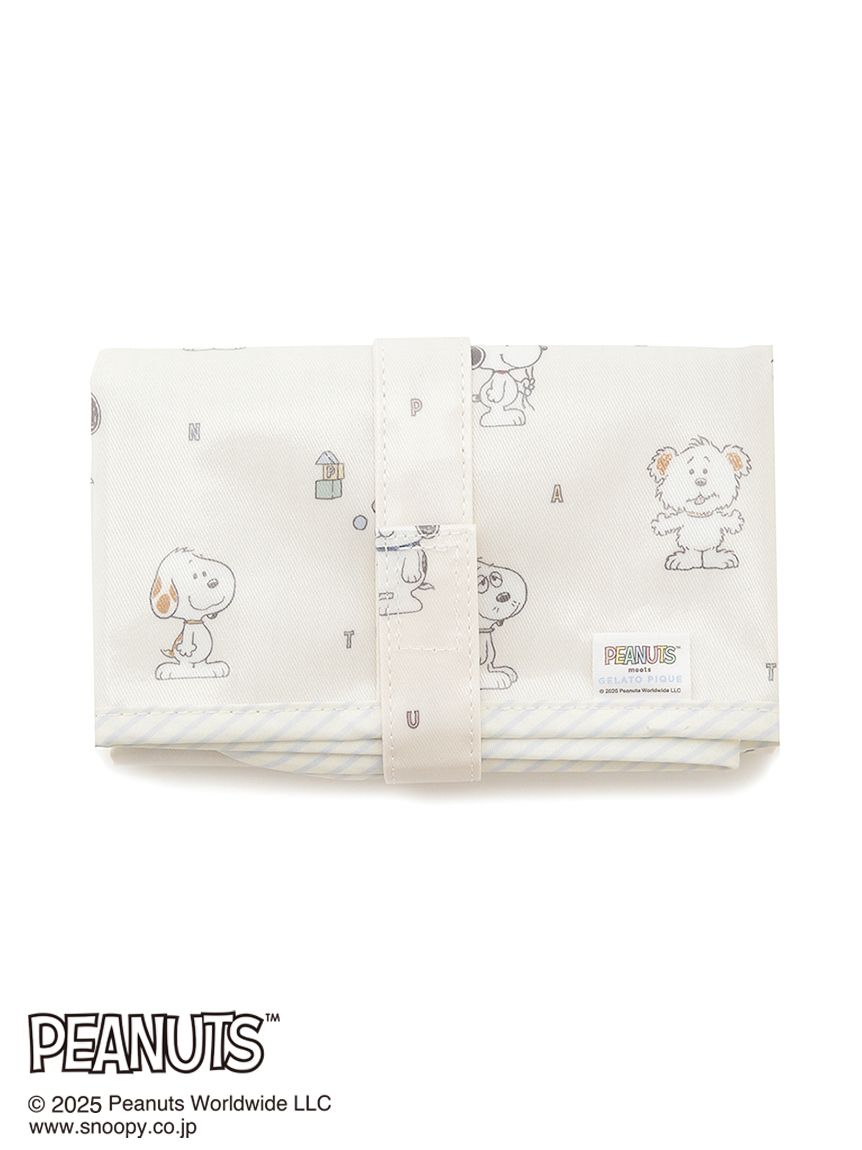 PEANUTS PUPPIES】総柄おむつシート(おむつポーチ・おむつシート