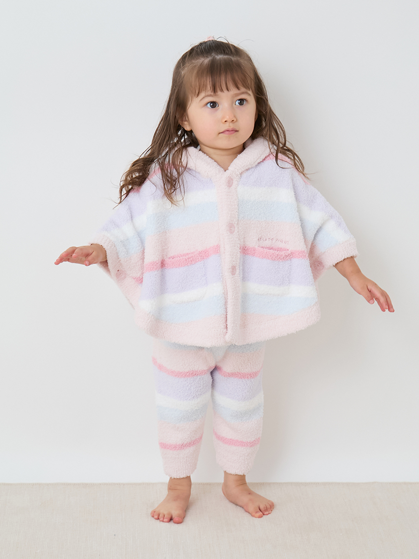 BABY】ベビモコカラフルボーダーロングパンツ(ロングパンツ