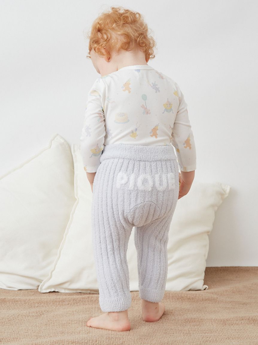 BABY】エアリーモコベアリブパンツ(ロングパンツ)｜ルームウェア