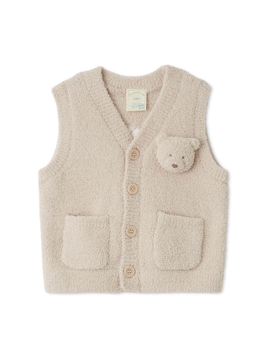 BABY】パウダーベアベスト(ポンチョ・パーカ)｜ルームウェア・パジャマ