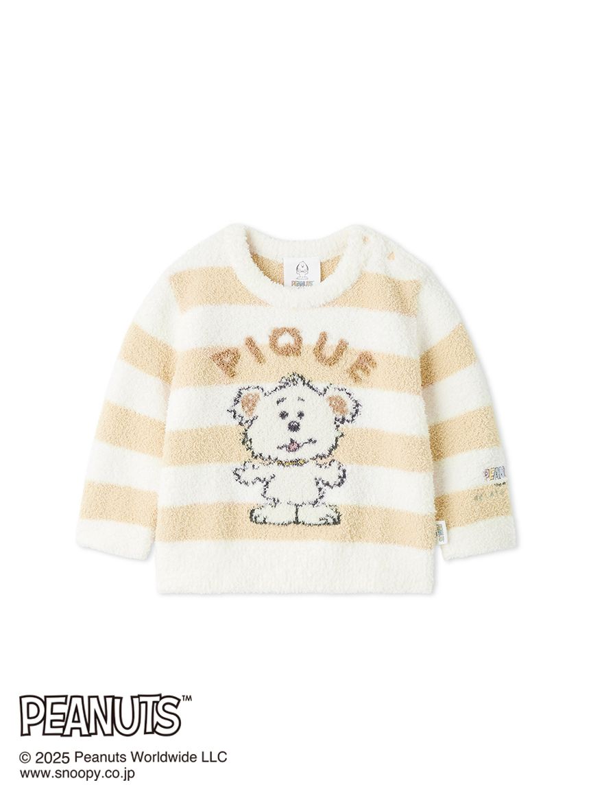 販路限定カラー】【PEANUTS PUPPIES】【BABY】ベビモコプルオーバー