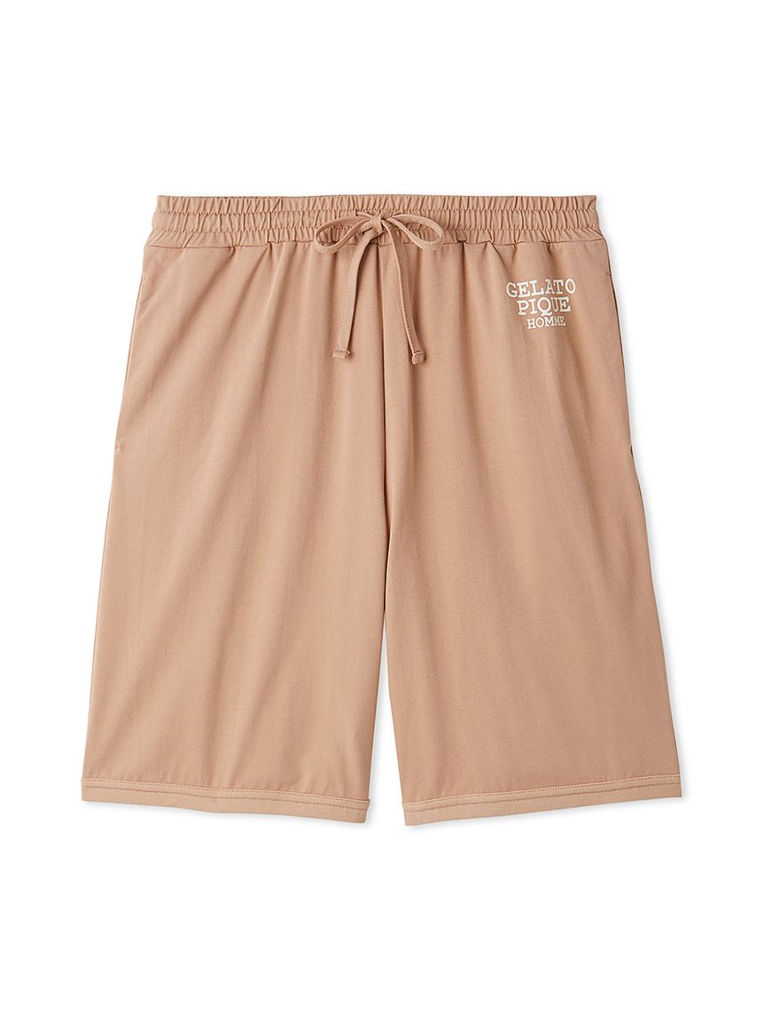 【HOMME】接触冷感GIZAコットンハーフパンツ(CML-M)